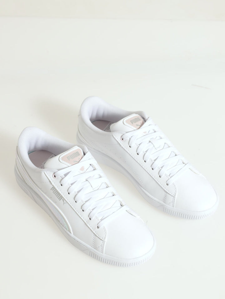 Vikky V3 Winter Wonderland Low Cut Sneaker - White/Pink