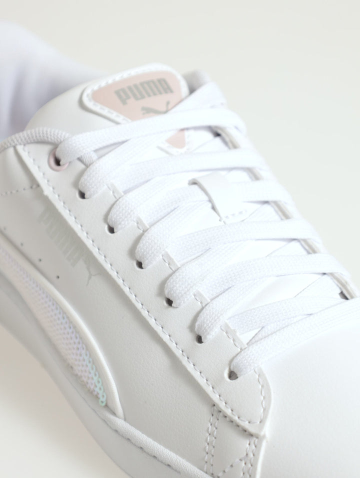 Vikky V3 Winter Wonderland Low Cut Sneaker - White/Pink