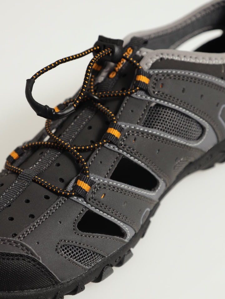 Tortola Escape Closed Toe Adventure Sandal - Charcoal