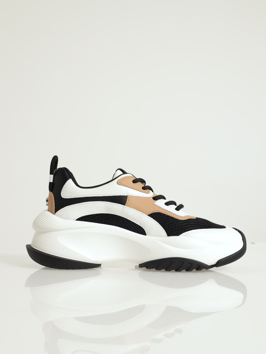 Belissimo Lace Up Sportie Sneaker - Black/Tan