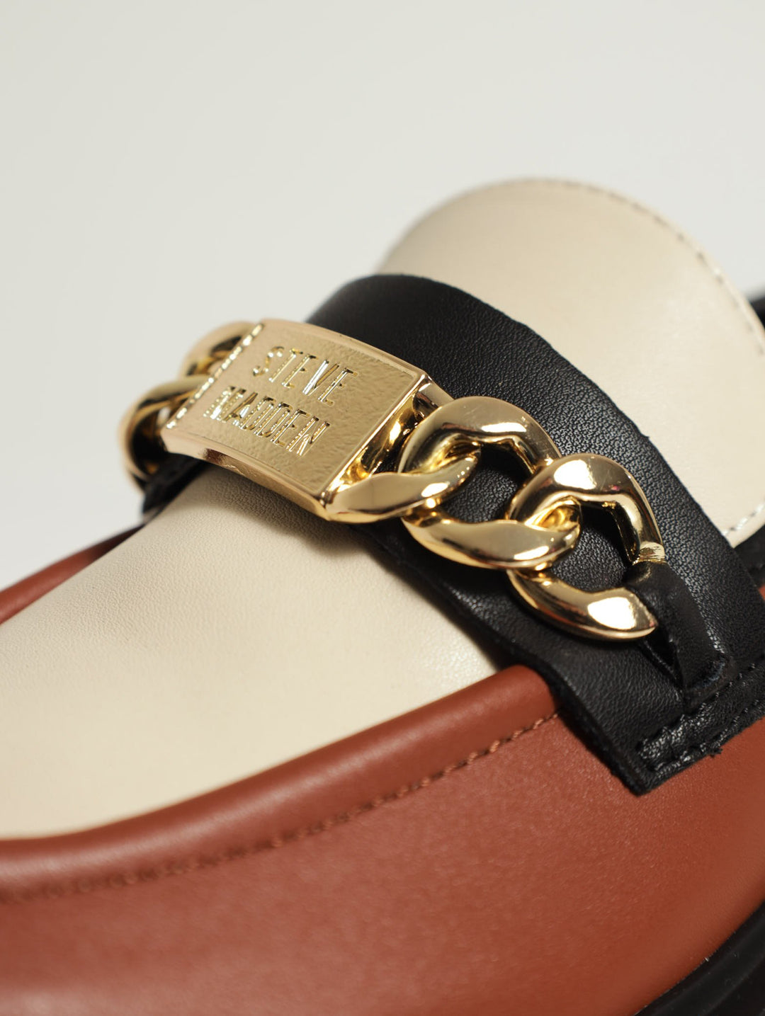 Motoride Chunky Buckle Detail Loafer - Cognac