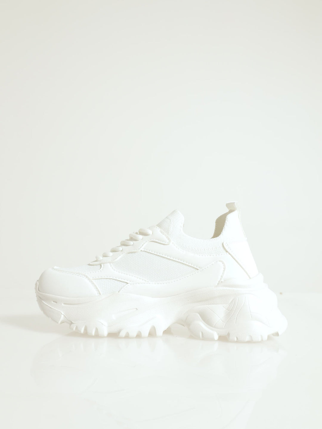 Obii Chunky Lace Up Sneaker - White