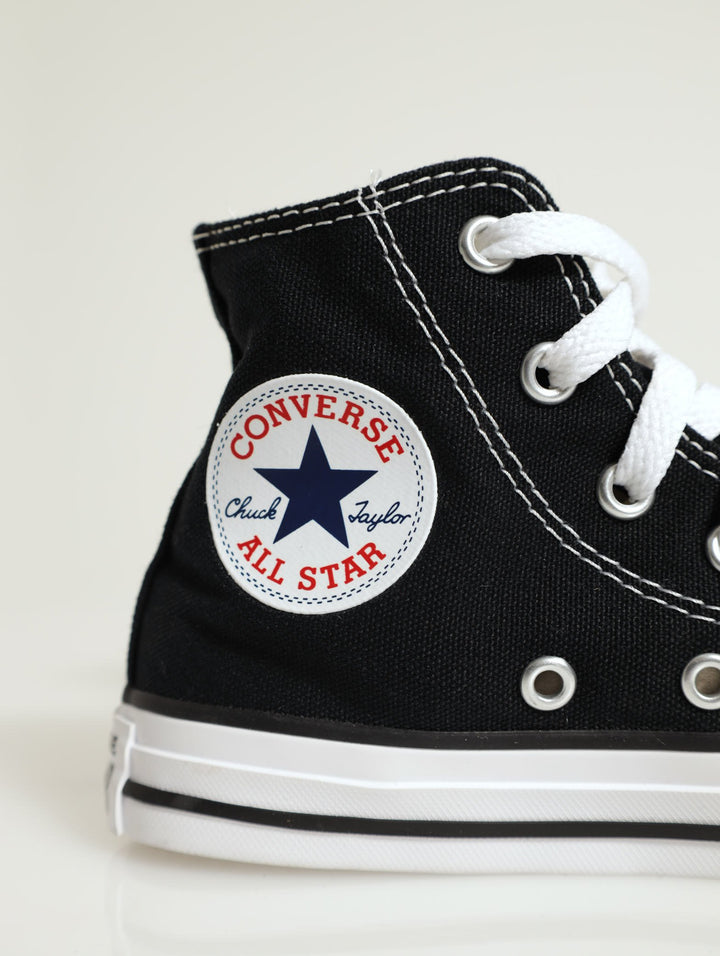 Boys All Star Hi-Top Sneaker - Black
