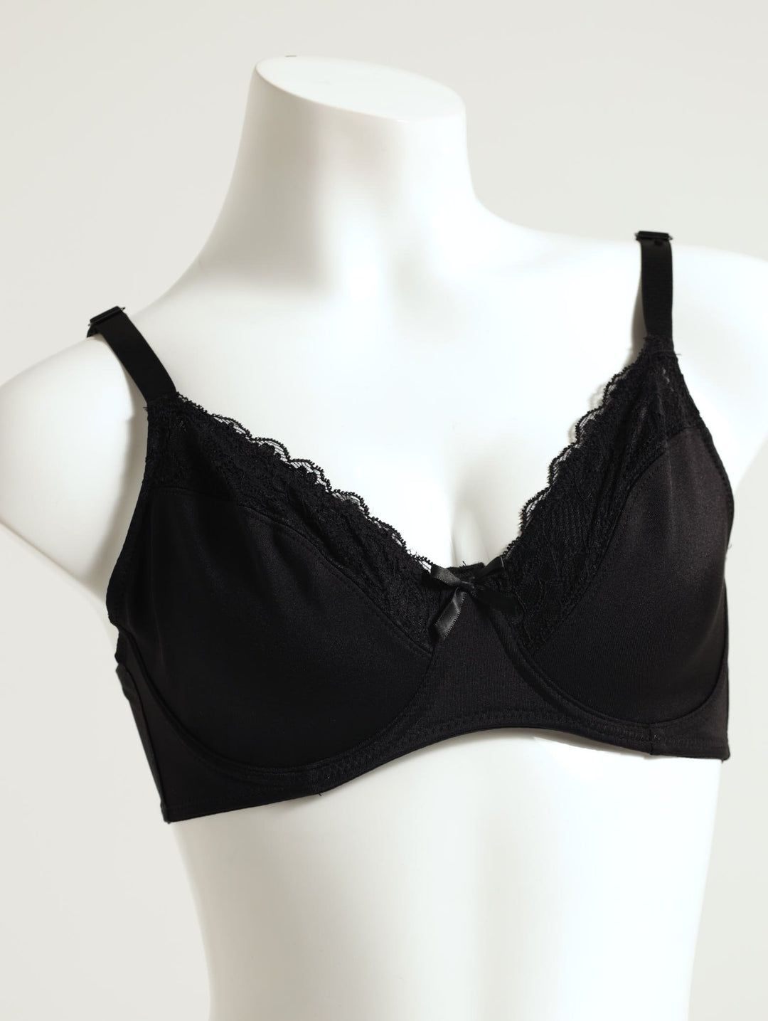 2 Pack Lace Bra - Black/White