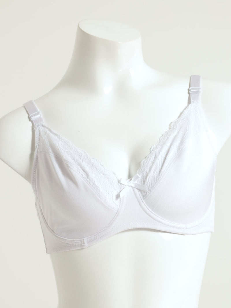 2 Pack Lace Bra - Black/White