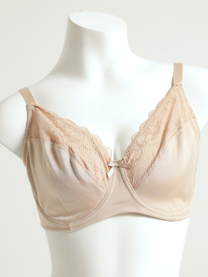 2 Pack Lace Bra - Black/Beige