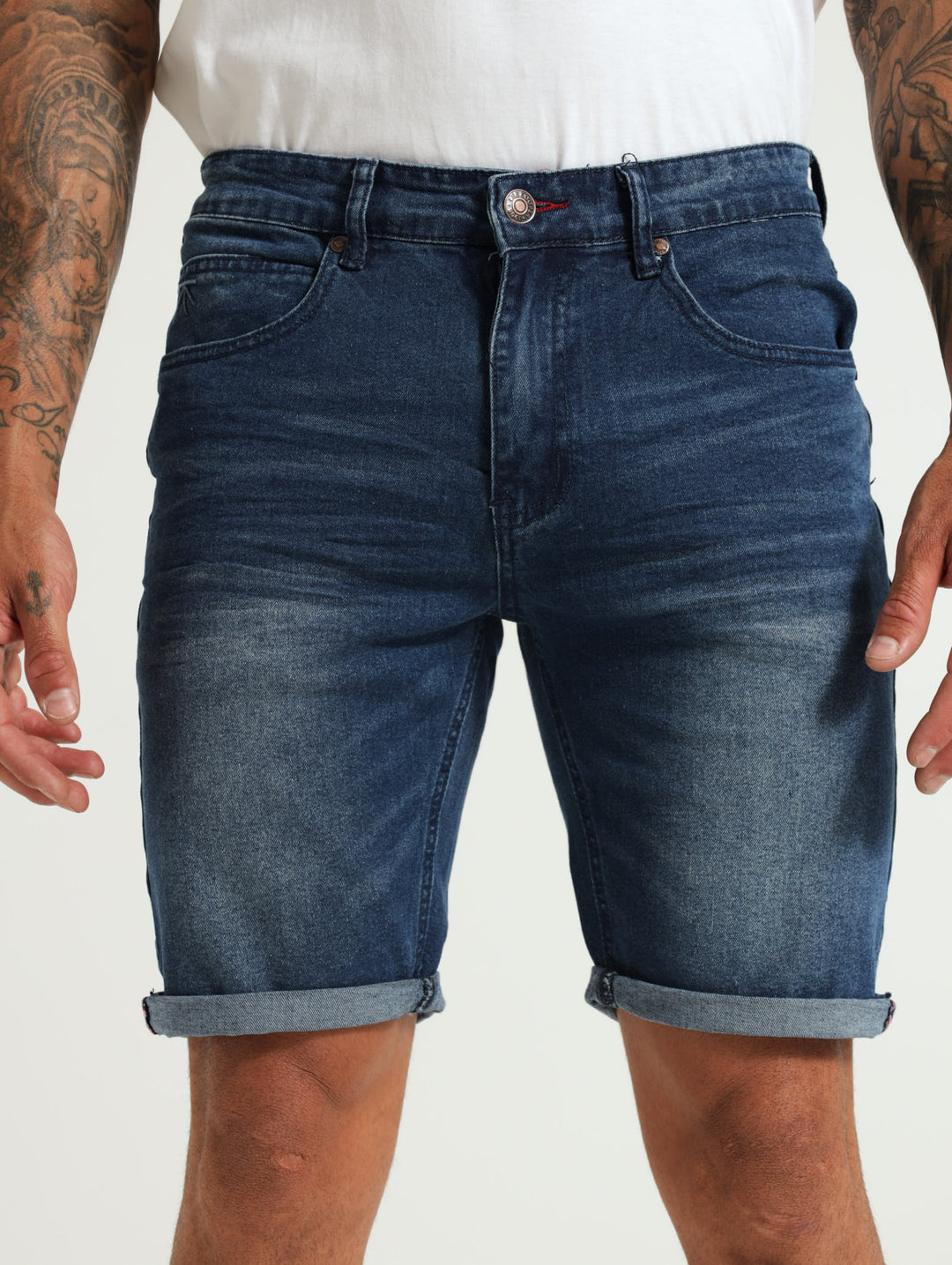 Fabian Denim Shorts - Indigo