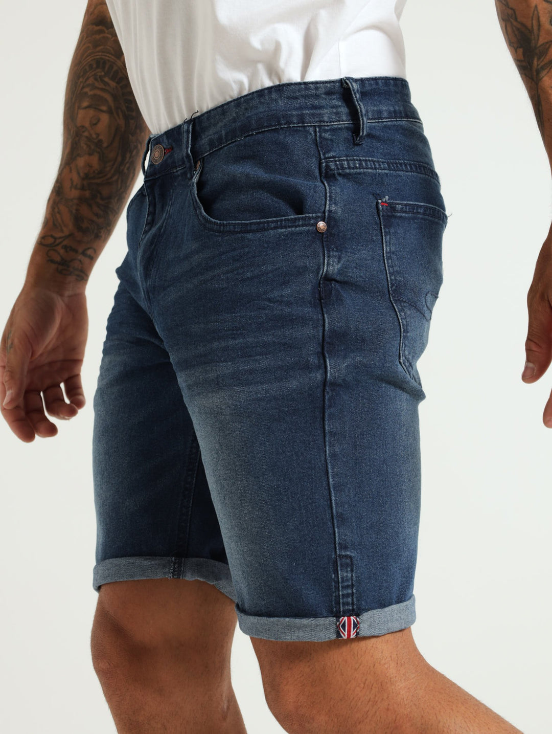 Fabian Denim Shorts - Indigo