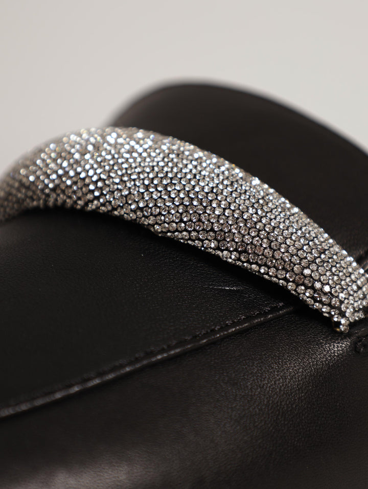 Ladies Clarine Push-In Shoe - Black