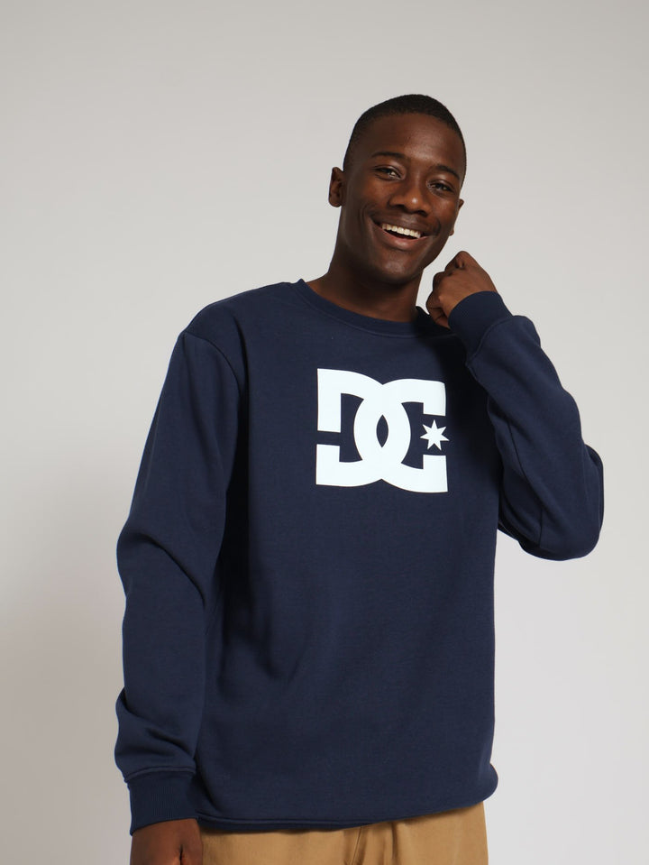 Star Crew Top - Navy