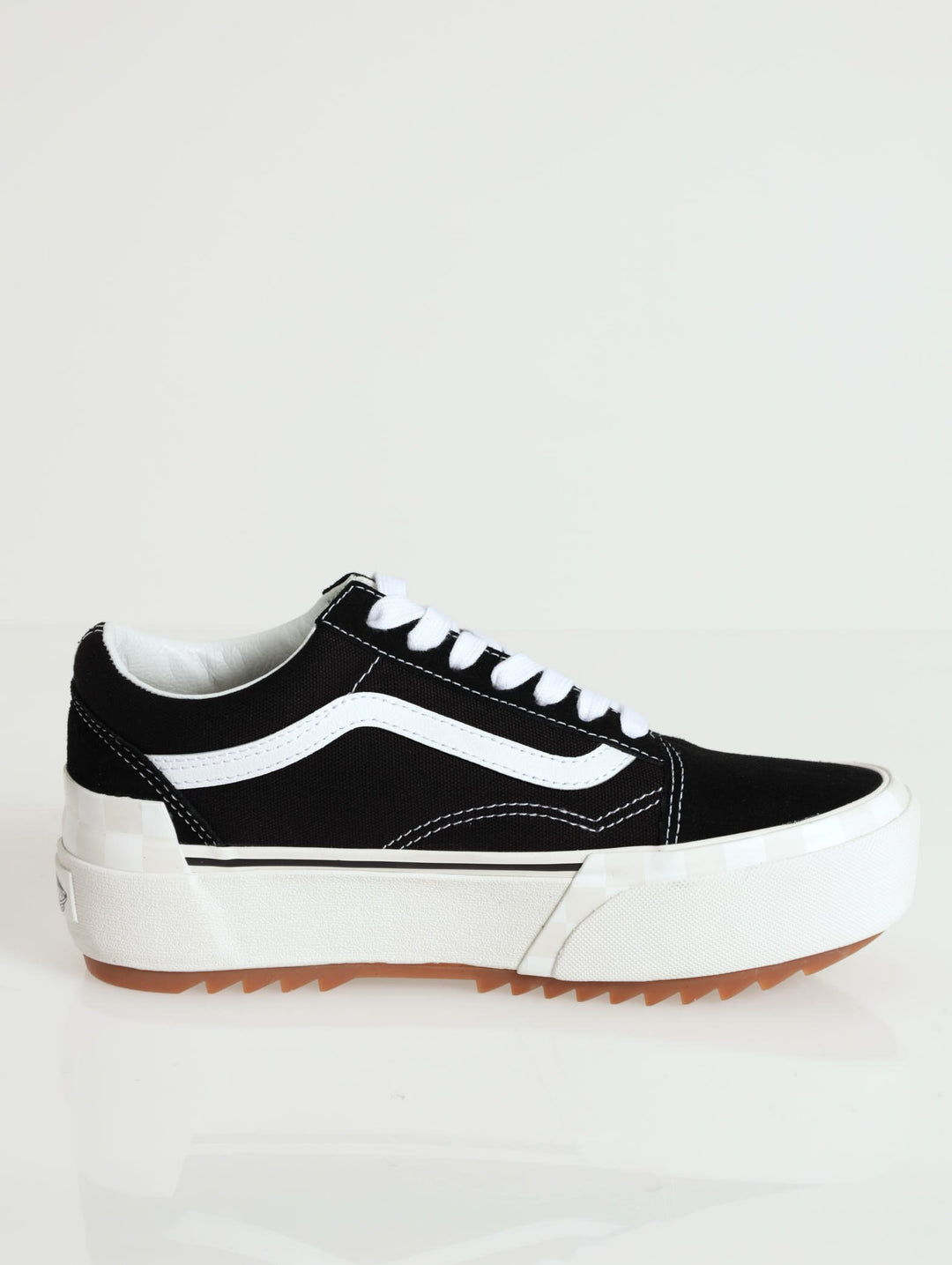 Old Skool Stacked Sneaker - Black/White