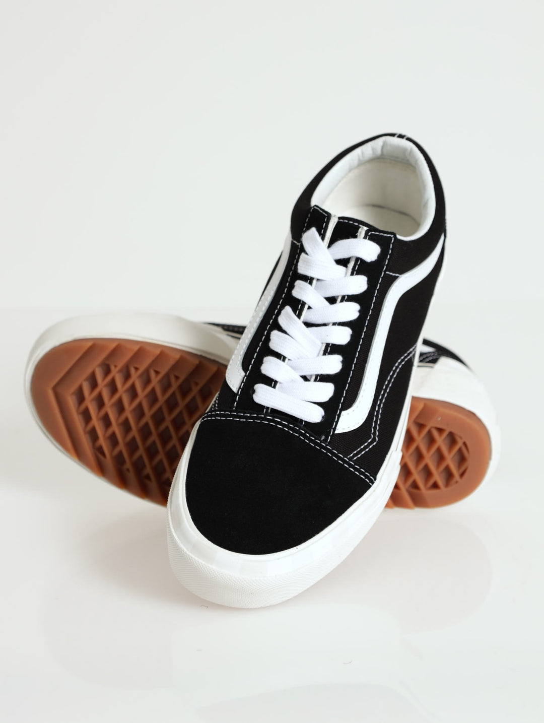 Old Skool Stacked Sneaker - Black/White