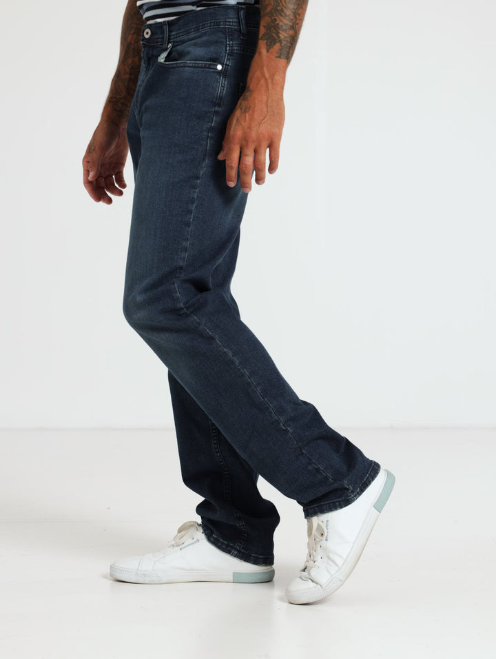 Men's Fashion Denim Jean - Dark Blue
