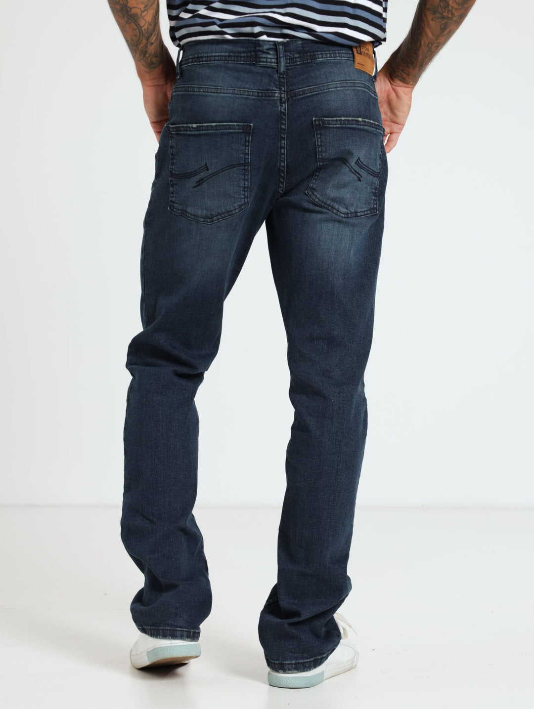 Men's Fashion Denim Jean - Dark Blue