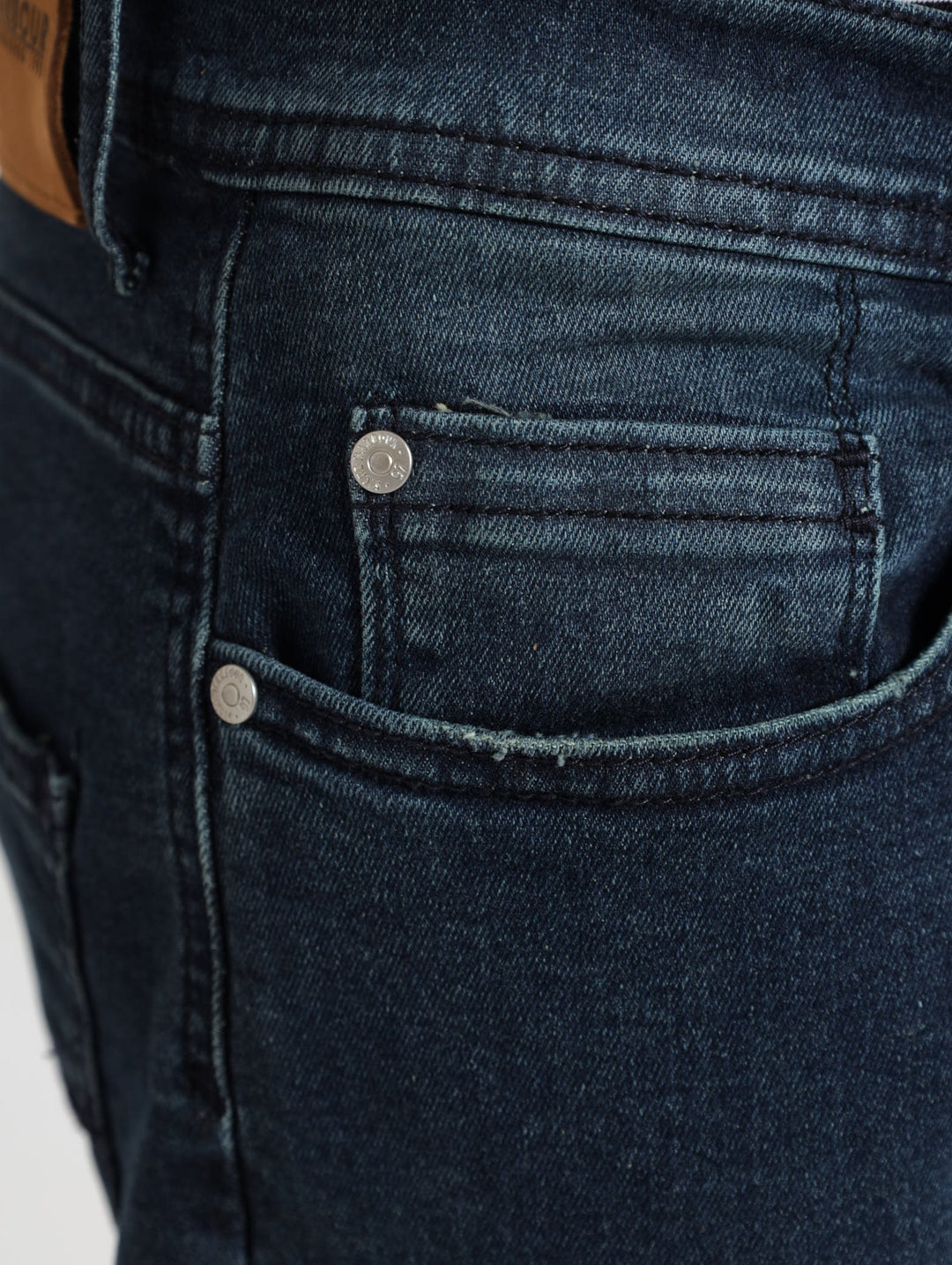 Men's Fashion Denim Jean - Dark Blue