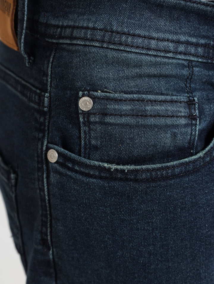 Men's Fashion Denim Jean - Dark Blue