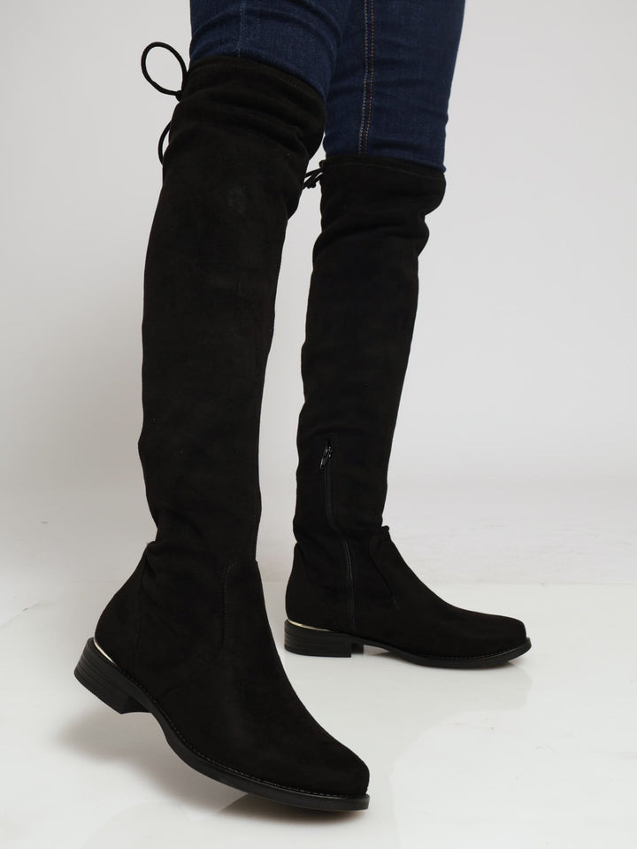 Anidda Over The Knee Boot - Black