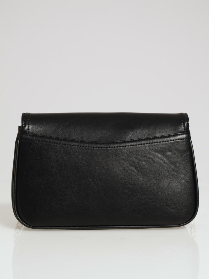 Marina Flapover Sling Bag - Black