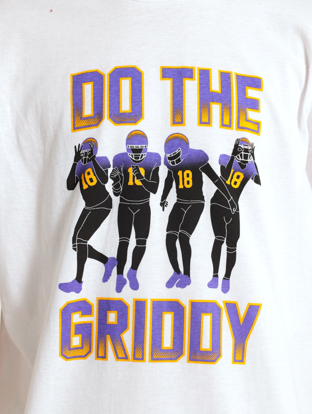 Boys Griddy Dance Tee - White