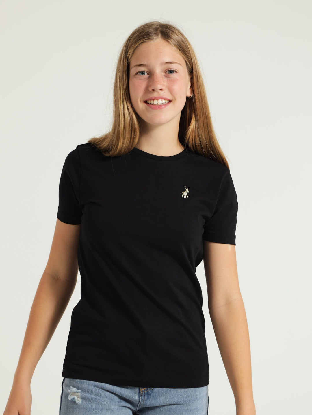 Girls Kelly Tee - Black