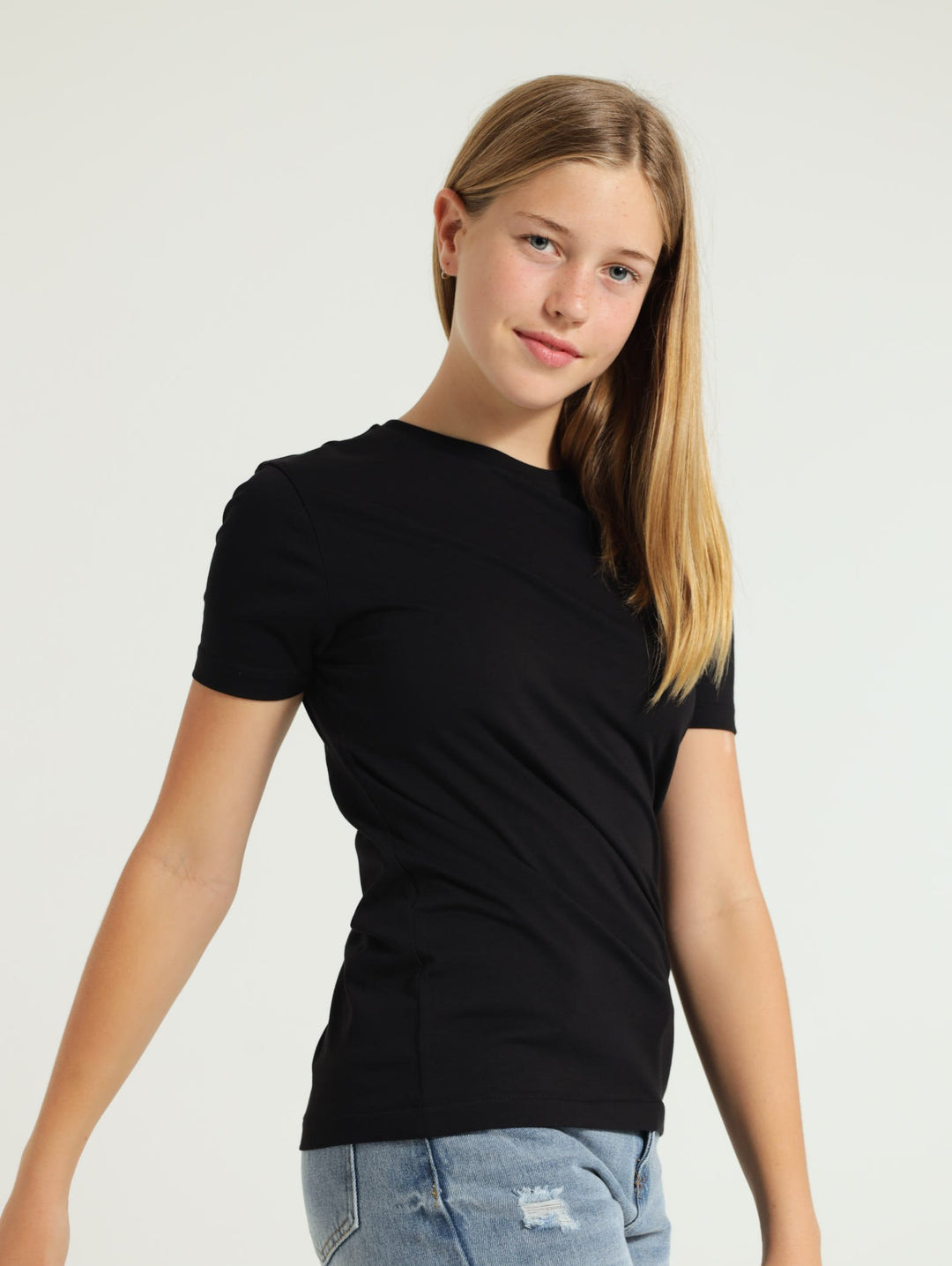 Girls Kelly Tee - Black