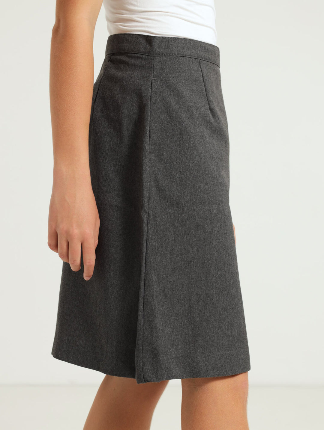 Girls School Skirt - Grey