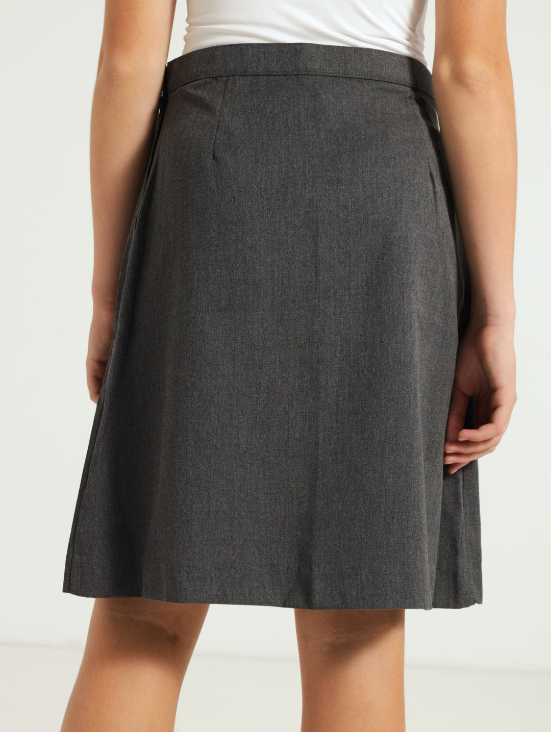 Girls School Skirt - Grey