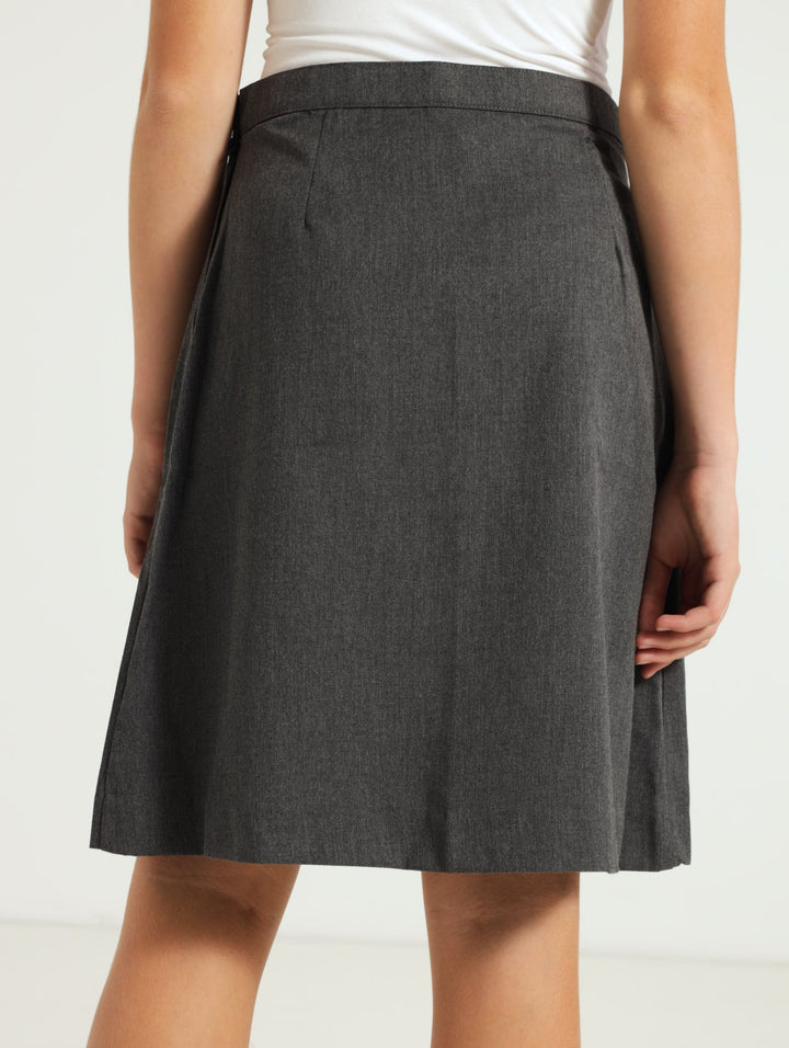 Girls School Skirt - Grey