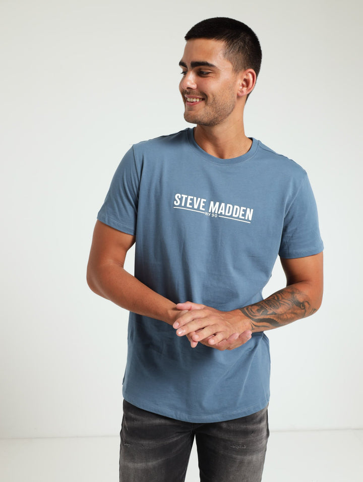 Jackson Crew Neck Logo Tee - Blue