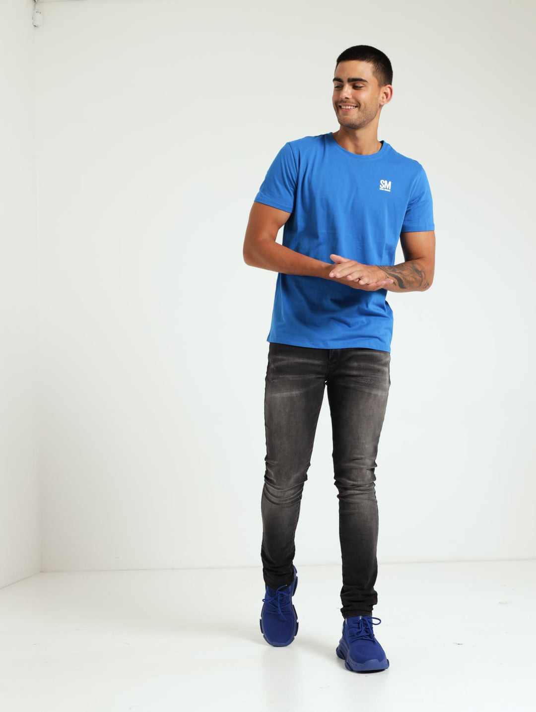 Jaxon Logo Tee - Blue