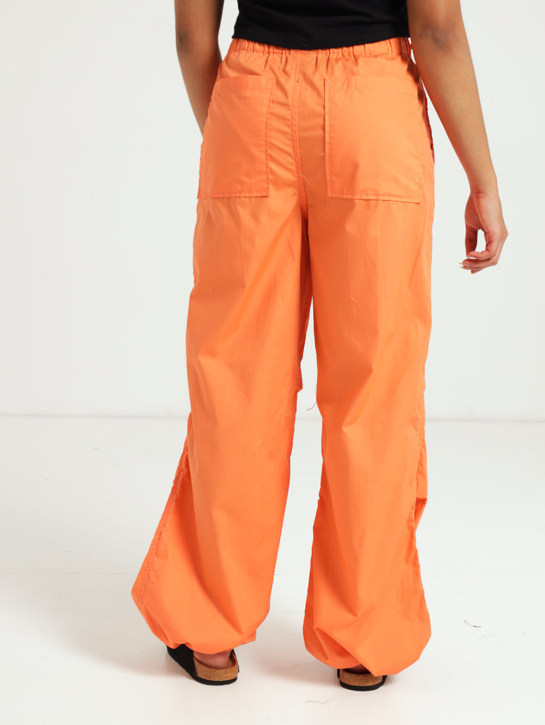 Girls Parachute Pants - Coral