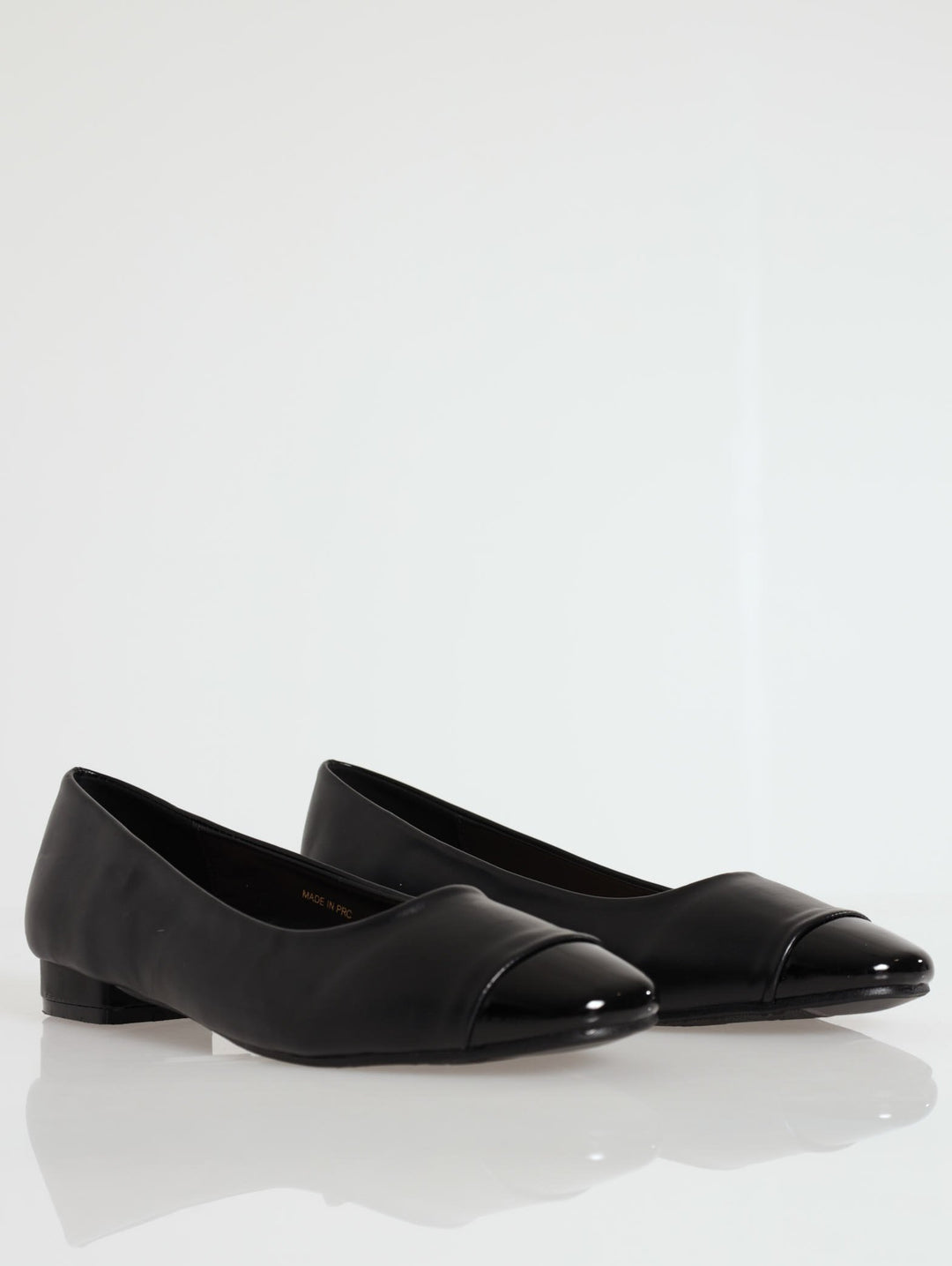 Low Heeled Pump - Black