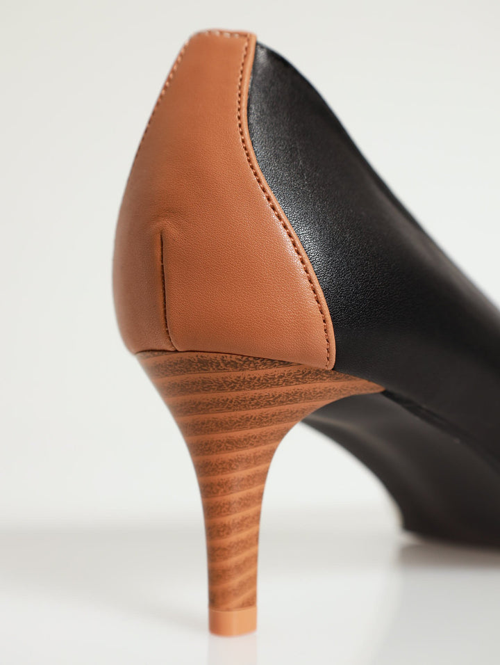 Soft Reese Heel - Black/White