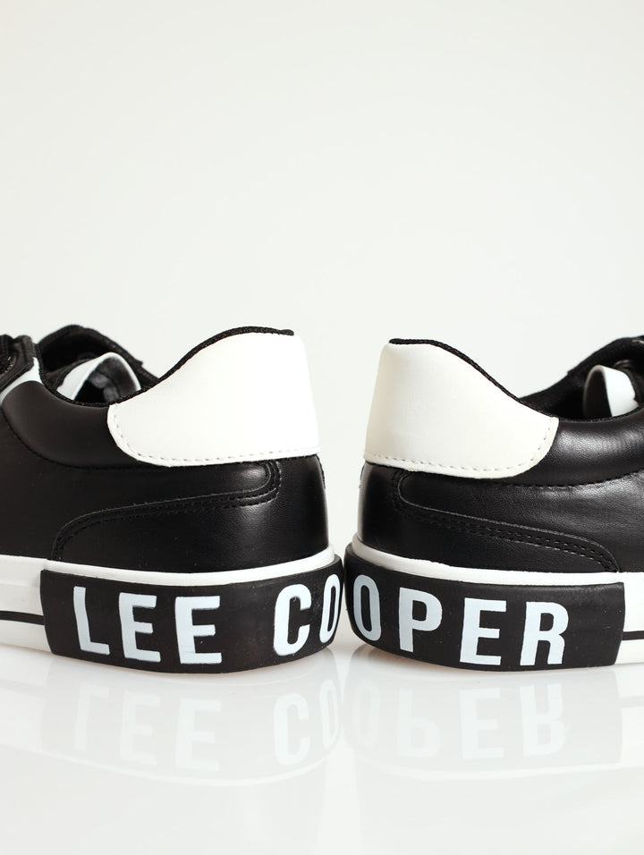 Valentine Low Cut Lace-Up Sneaker - Black/White
