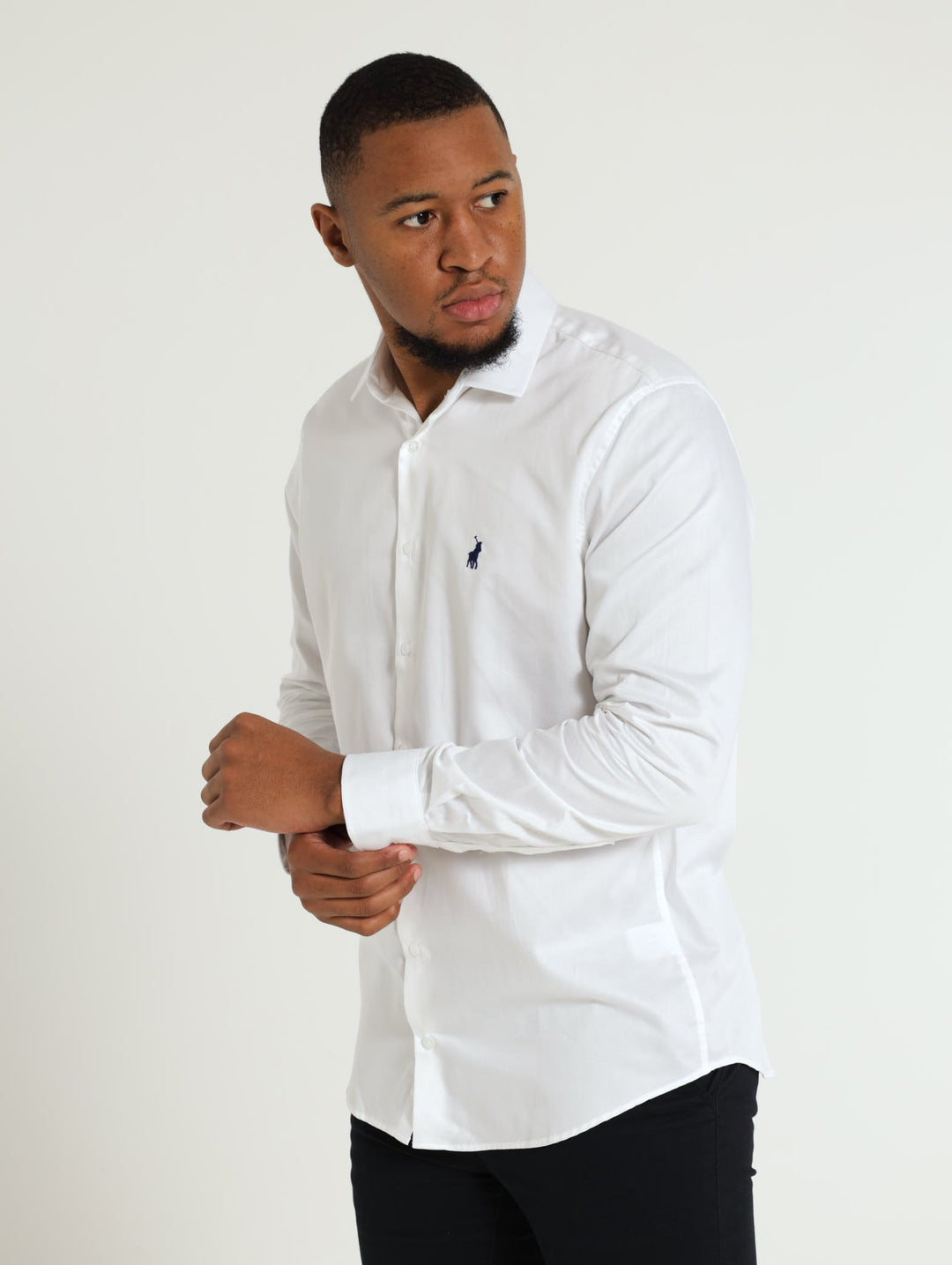 Custom Fit Greig Shirt - Blue