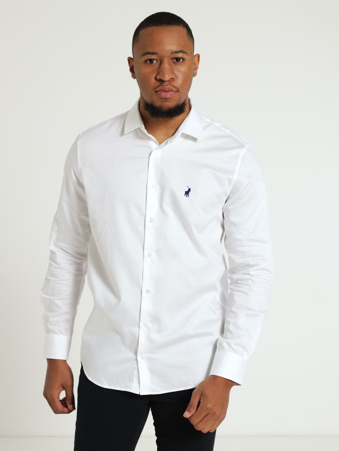 Custom Fit Greig Shirt - Blue