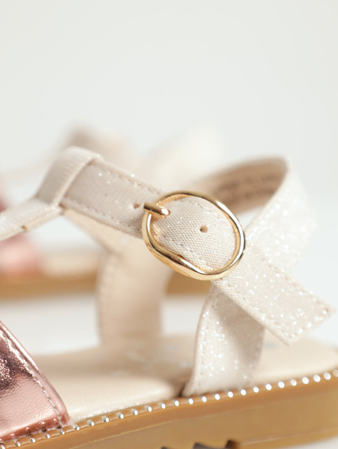 Pre-Girls Bow Sandal - Gold