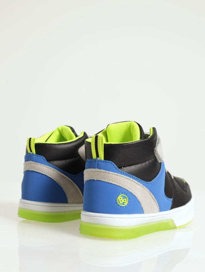 Boys Neon Sneaker - Black