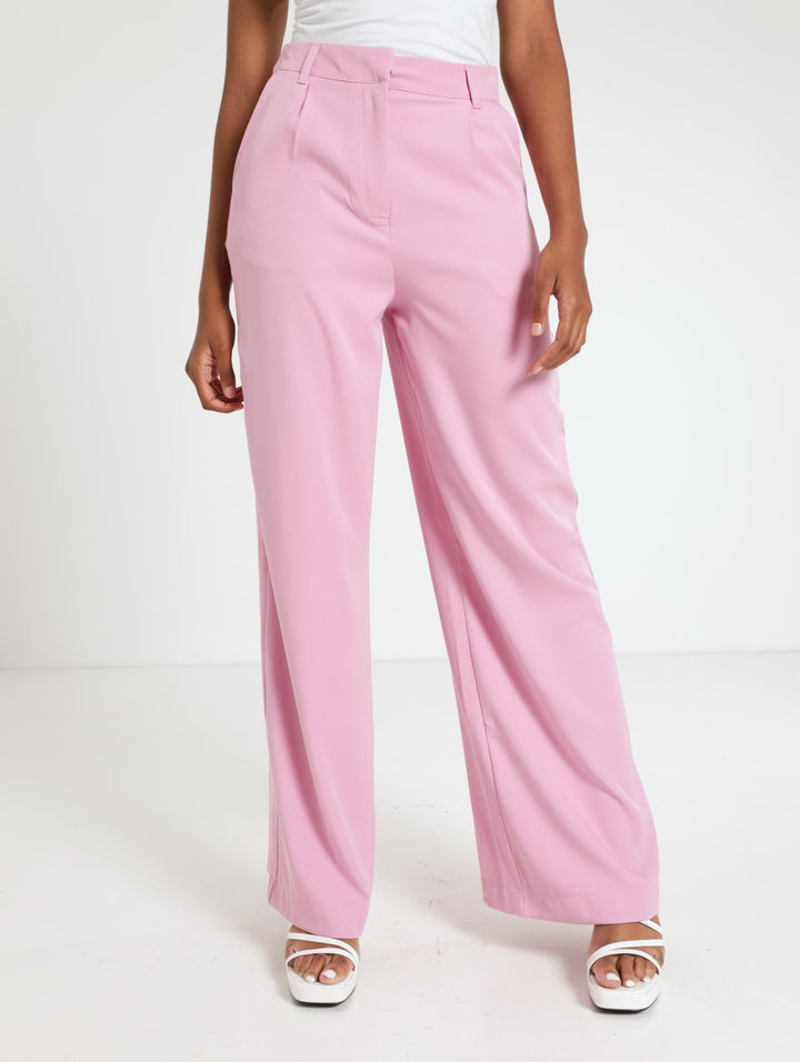 Suit Wide Leg Pant - Pink