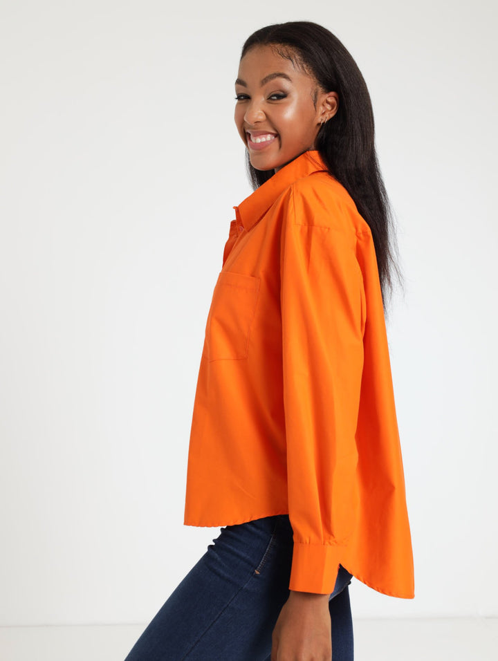 Oversized Shirt - Orange