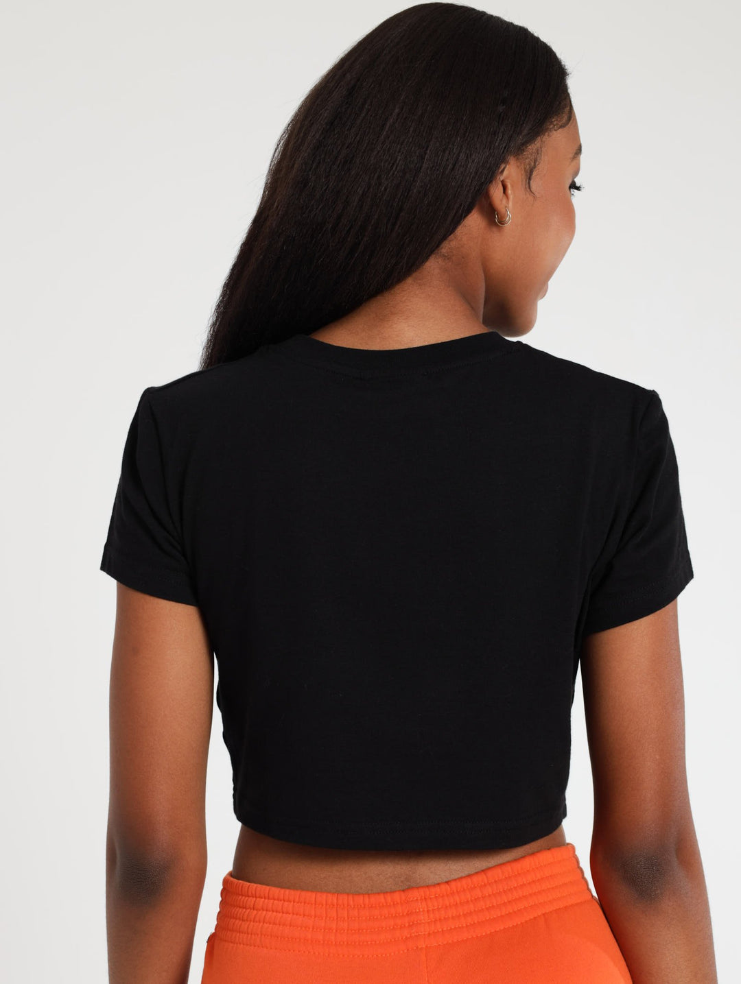 Nirvana Crop Tee - Black