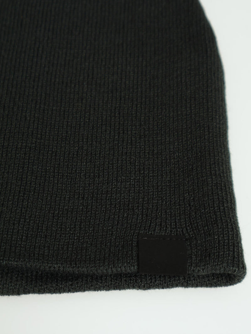 Micro Knit Beanie - Olive