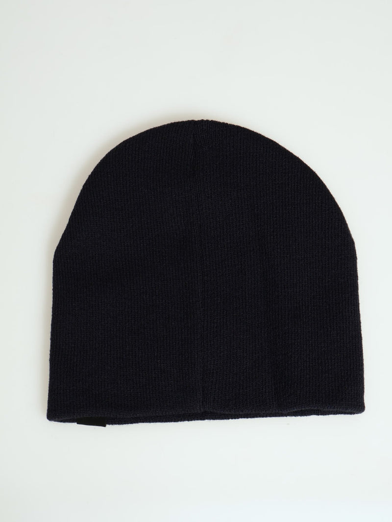 Micro Knit Beanie - Navy