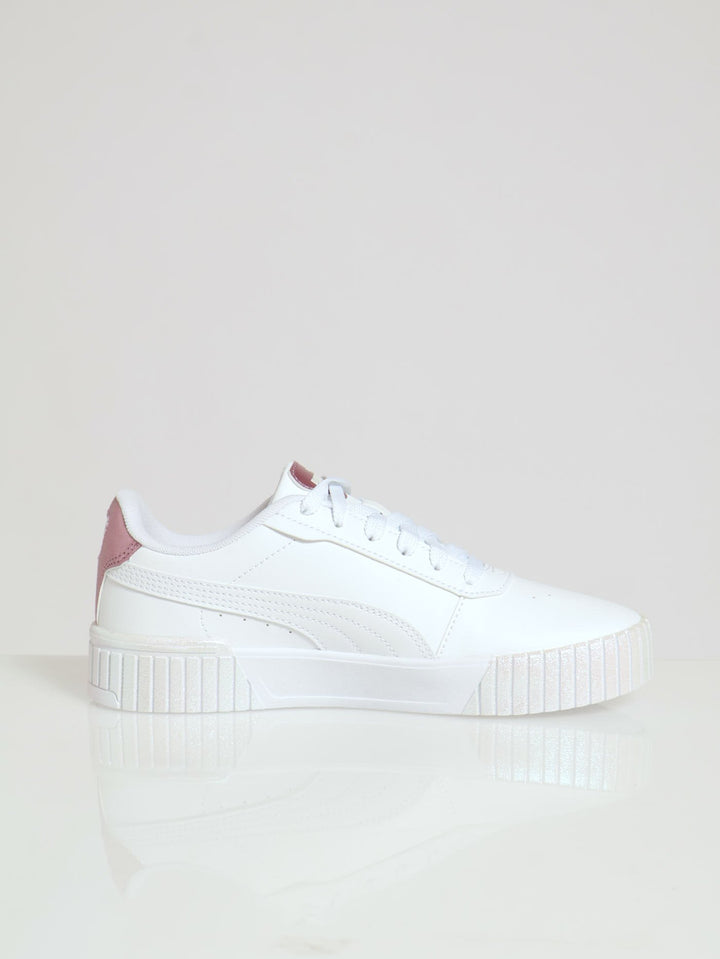 Carina 2.0 Girlpower Platform Sneaker - White/Pink