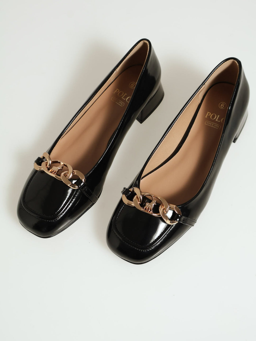 Loafer Trim Heel - Black