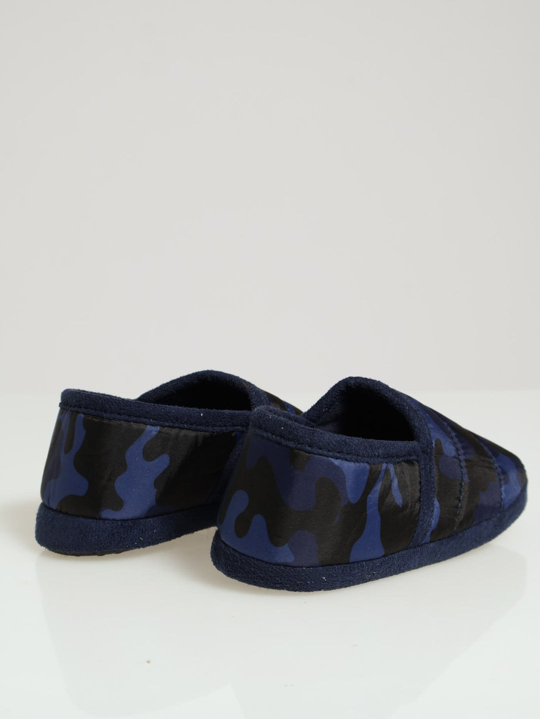 Pre-Boys Camo Slipper - Navy