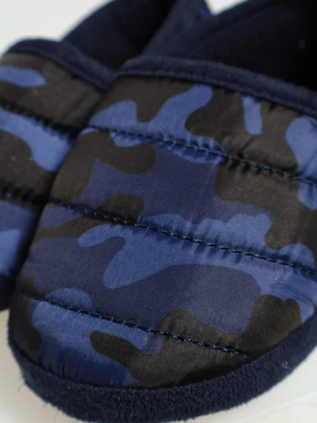 Pre-Boys Camo Slipper - Navy