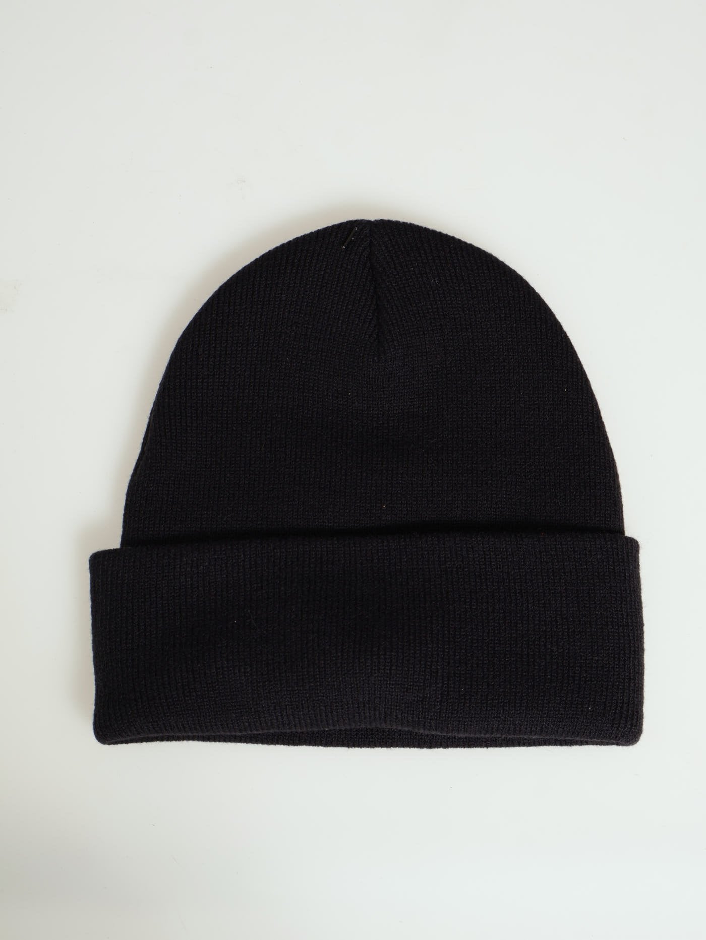 Mens Slouchy Tab Beanie - Black – Edgars