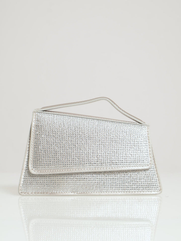 Rommy Top Handle Bag - Silver