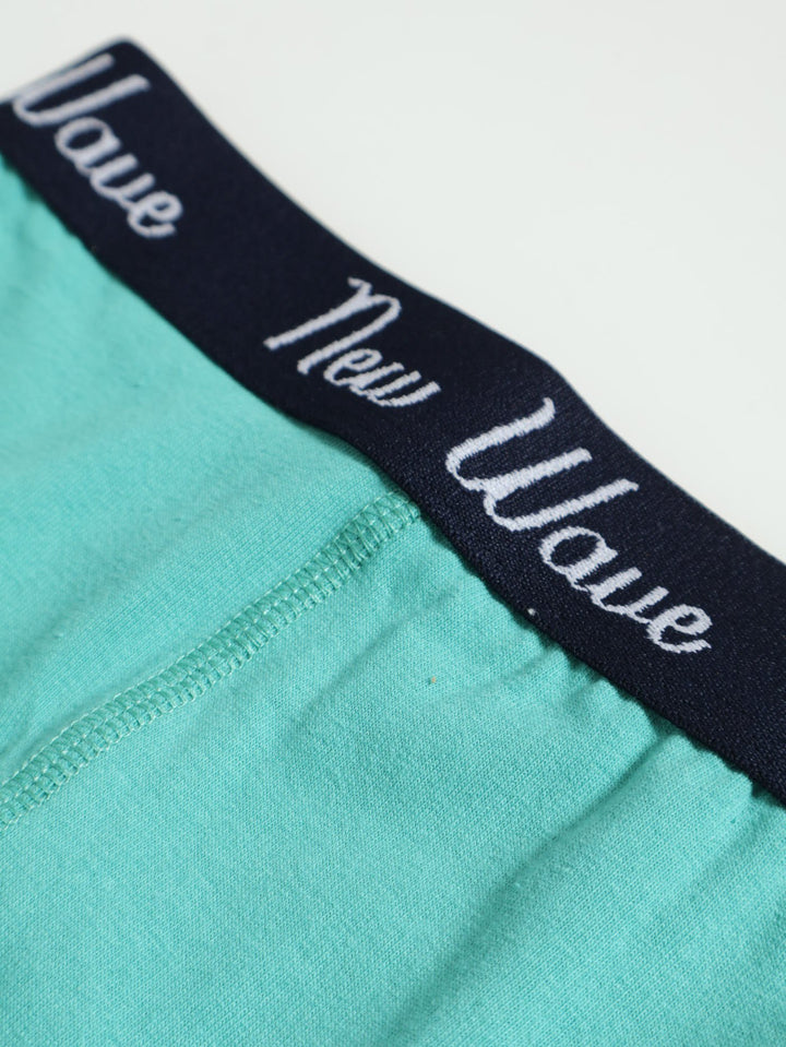 Boys 3 Pack Plain Boxers - Green